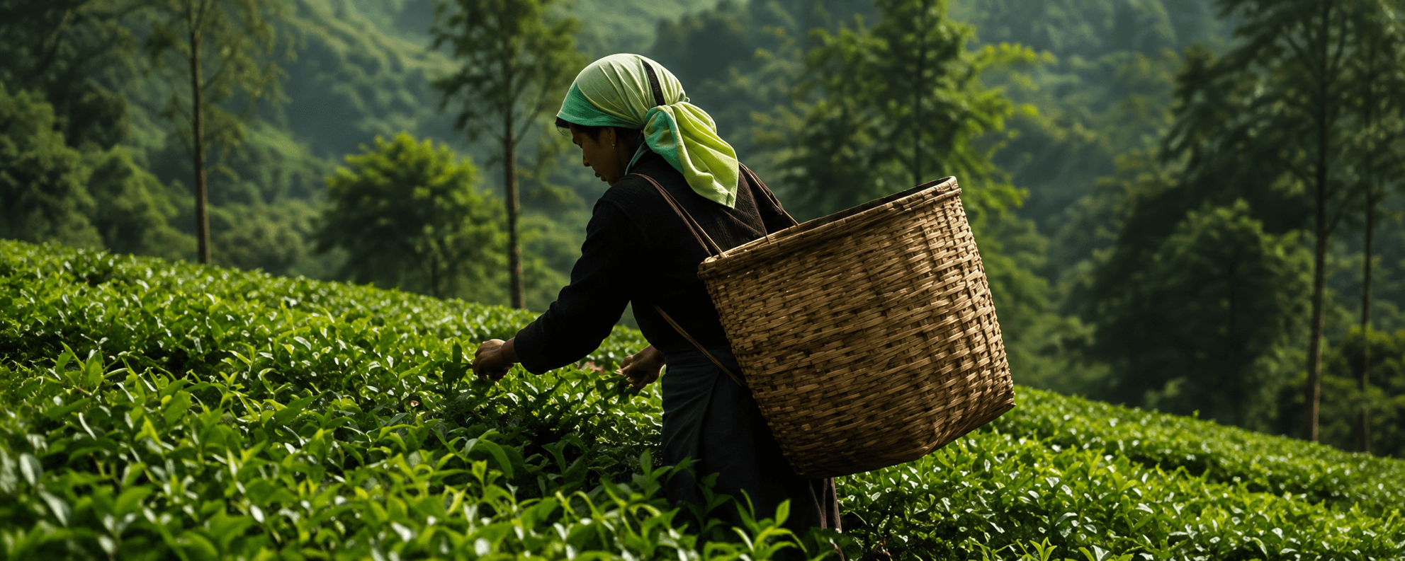 Rolling tea gardens